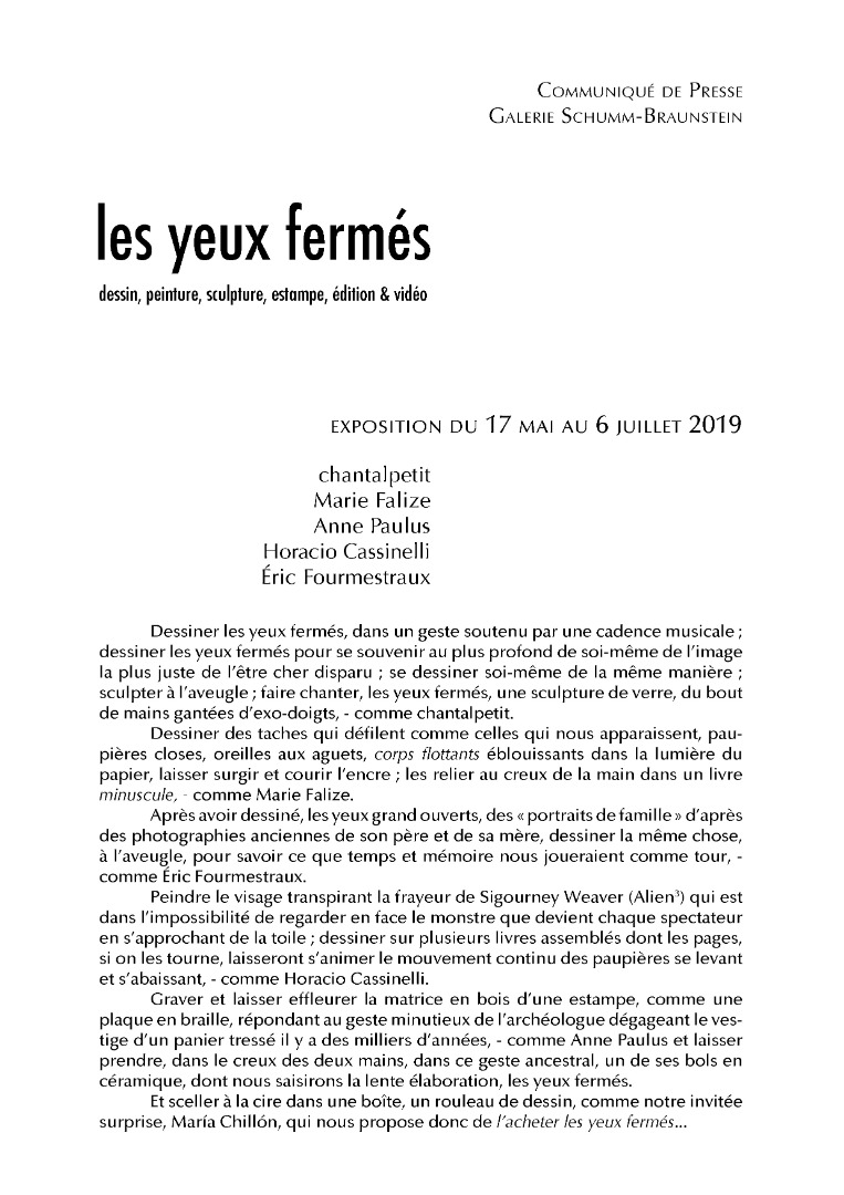 DP Les Yeux Fermés GSB 2019